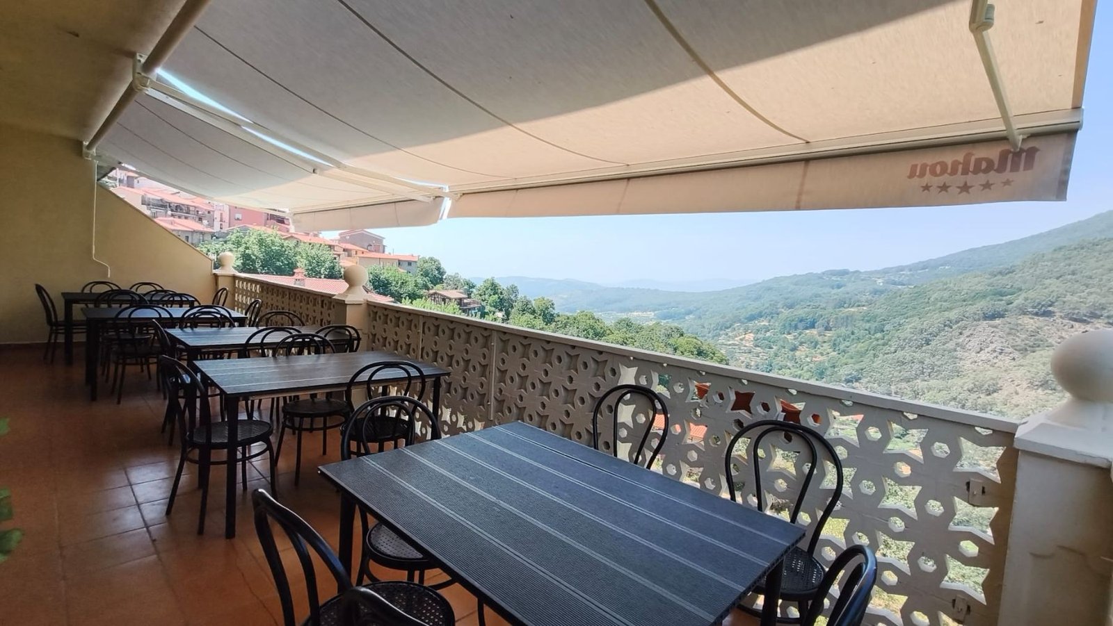 Vistas del valle desde la terraza